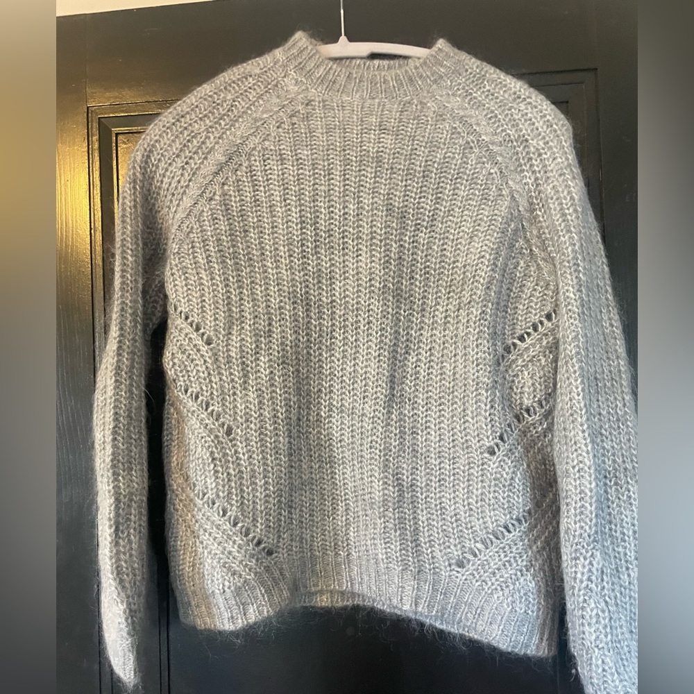 sezane PULL DWEE GRIS CHINE CLAIR